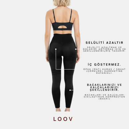 LOOV Sculpt 3D: Selülit Karşıtı Şekillendirici Tayt